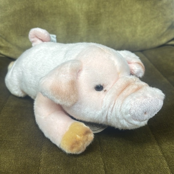 Russ Yomiko Classics Petaluma Yorkshire Pink Pig Plush Stuffed Animal - Picture 1 of 12
